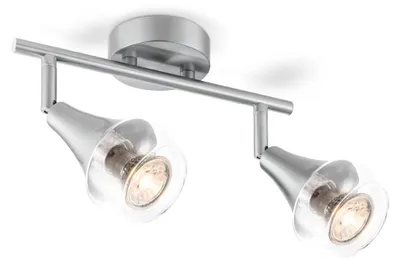 Produktbild von Besselink licht D910020-09, GU10, 2 Glühbirne(n), LED, 3000 K, 350 lm, Silber