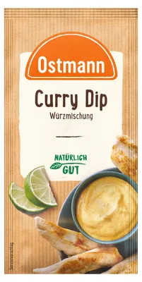 Produktbild von Ostmann Curry Dip Würzmischung mit intensivem Aroma Packung 10g