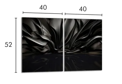 Produktbild von Glasschutzplatte für den Herd 2x40x52 Muster