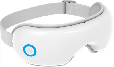 Image de INF Masseur Oculaire à Pression d'Air, Vibration, Chaleur et Bluetooth Blanc