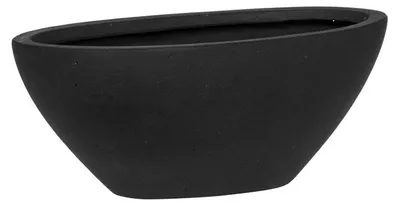 Productafbeelding van Pottery Pots Obal Fiberstone - Dorant XS, mat zwart