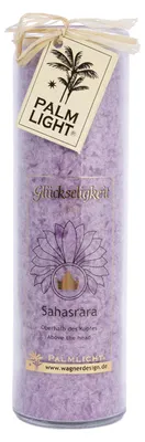 Produktbild von yogabox Chakra Kerze - violett 20 x 6,5 cm