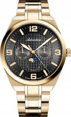 Produktbild von NEUE ORIGINAL ADRIATICA Herrenuhr A8343.1156QF + Goldgravur Datum