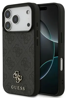 Zdjęcie produktu dla Etui Guess 4G Small Classic Logo MagSafe do iPhone 17 Pro czarny