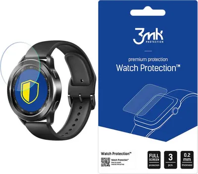 Produktbild von Hybridglas 3mk Watch Protection für Xiaomi Watch S3 47mm, 3 Stück