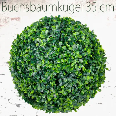 Image de Buis au Boule Buis Décoratif 35 cm Artificielle Plantes Artificielles Plante  d`Intérieur Decovego