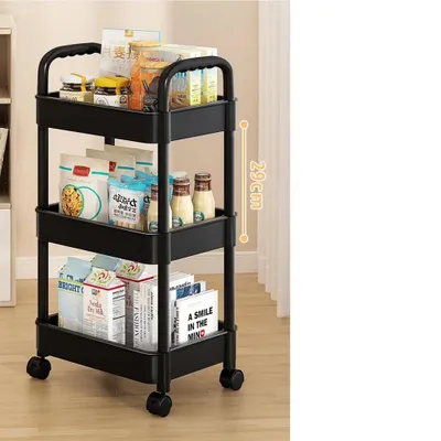 Produktbild von Servierwagen, 3 Ebenen | | 52 x 47 x 42 cm