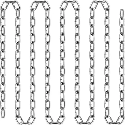 Obrázek produktu pro Řetězový závěs řetězový spirálový řetěz z uhlíkové oceli 6 mm x 30,48 m 700 kg - Vysoce kvalitní zavěšení nákladu pro stavebnictví a průmysl