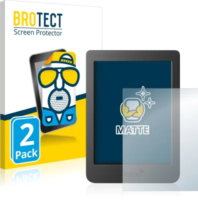 Produktbild von 2x BROTECT Schutzfolie für Tolino Page 2 Displayschutz Displayschutzfolie Folie Matt Entspiegelungsfolie