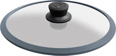 Produktbild von Gastrolux Deckel mit Silikonring Anthrazit Glasdeckel 28 cm