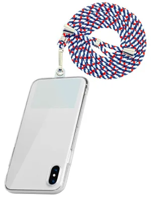 Zdjęcie produktu dla Smycz do telefonu komórkowego Myway Blue Red