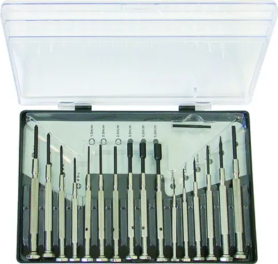 Produktbild von Hesse Uhrmacher-Schraubendreher 16-tlg.