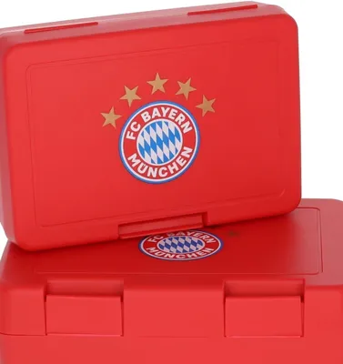 2er-Set Brotdosen mit Schraubverschluss, rot