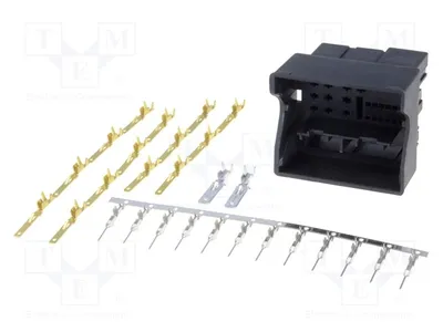 Immagine prodotto di 1 set, colore nero, connettore per auto - connettore e spina per Volkswagen dal 2011 in poi. Presa con 52 pin