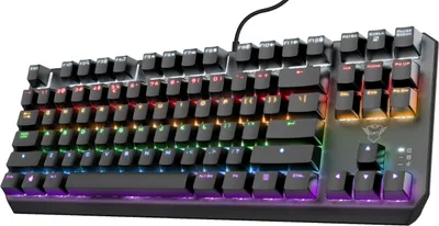 Image de TRUST Trust GXT 834 Callaz clavier Gaming USB QWERTY Anglais Noir
