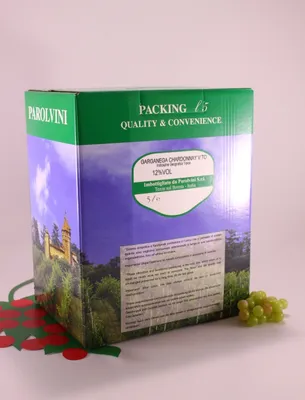 Produktbild von Garganega Chardonnay Veneto 12 % 5 lt. Bag in Box - Kellerei Parol Vini