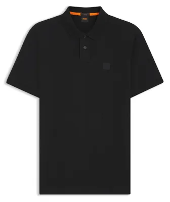 Productafbeelding van BOSS Poloshirt voor heren, zwart, slim fit, katoen