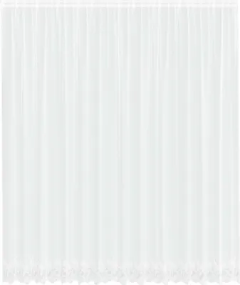 Obrázek produktu pro vidaXL Krajková záclona se závěsy Bílá 400 x 300 cm Polyester