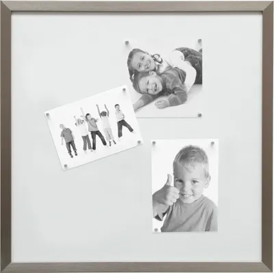 Immagine prodotto di Lavagna magnetica Deknudt argento S41VD1M in plastica, 40x50 cm