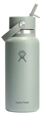 Immagine prodotto di Borraccia HYDRO FLASK da 32 oz con tappo Wide Flex Straw, verde, 946 ml