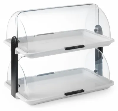 Produktbild von HENDI Roltop-Präsenter 2 Etagen 465x310x(H)410 mm