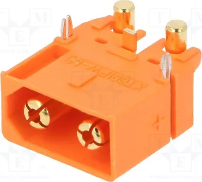 Produktbild von 1x Buchse zur DC-Stromversorgung XT60 männlich XT60IPW-M DC Steckverbinder PIN: 3