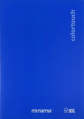 Obrázek produktu pro Sešit "Color Touch", A5, linkovaný, 40+2 listů, modrá, MITAMA 62002-90224