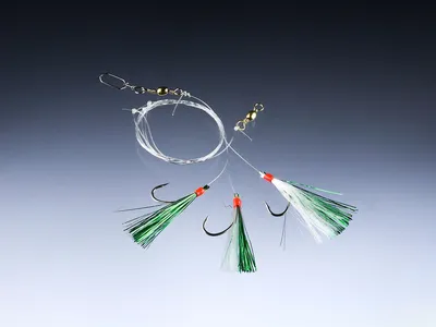 Produktbild von Balzer Makrelenvorfach grün, 1,80m, 0,40/0,60mm, Hakengröße 1