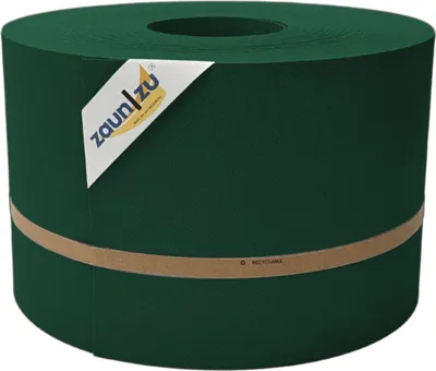 Produktbild von Sichtschutzstreifen zaun|zu PREMIUM 50m Rolle PP Zaunblende für Doppelstabzaun Grün, 50m