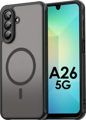 Produktbild von Handyhülle für Samsung Galaxy A26 Matt Case Schutzhülle Kratzfest Passgenau Schwarz
