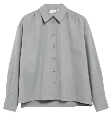 Produktbild von Comma Damen Bluse Grau/Schwarz Größe 34