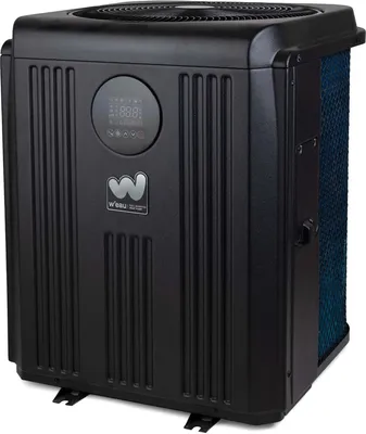 Produktbild von W'eau Pool Wärmepumpe Vertical Full Inverter 6 kW Schwarz App-Steuerung