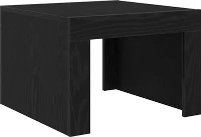 Produktbild von vidaXL Couchtisch Schwarz Eichen-Optik 50 x 50 x 35 cm Holzwerkstoff