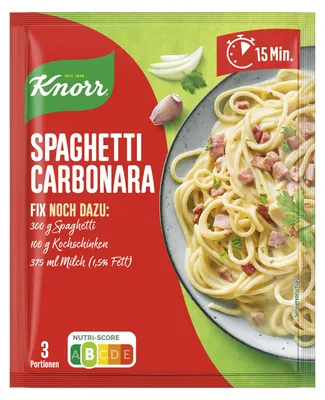 Produktbild von Knorr Fix Spaghetti Carbonara 3 Portionen