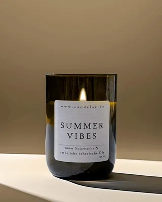 Zdjęcie produktu dla Swieca zapachowa Summer Vibes - recznie robiona swieca z wosku sojowego - 250