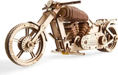 Produktbild von UGEARS 3D-Puzzle Motorrad 189 Teile