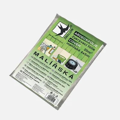 Obrázek produktu pro Den Braven - Zakrývací fólie malířská, 4 m x 5 m, transparentní
