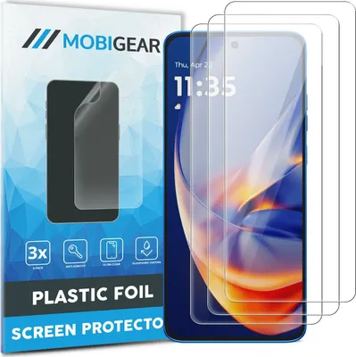 Produktbild von Mobigear  Motorola Edge 50 Neo Displayschutz Schutzfolie - Hüllenfreundlich (3er Pack)