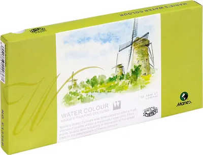 Image de Peintures aquarelles Maries E1336 B 12 couleurs x12ml