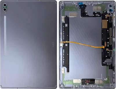 Image de Couvercle de batterie Samsung pour Galaxy Tab S10 Ultra GH82-35815A - Pièce de rechange - Gris Moonstone