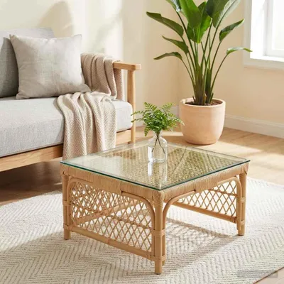 Produktbild von Maison Exclusive - Tischplatte Transparent 50x50 cm Hartglas