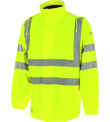 Produktbild von Warnschutz Regenjacke EN20471 3.2 gelb - Gr. S