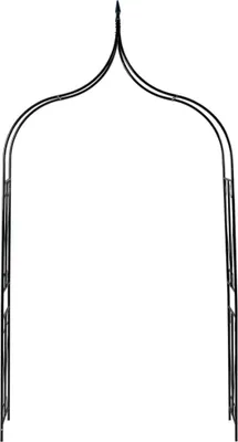Produktbild von vidaXL Rosenbogen Dunkelgrün 142x37x275 cm Eisen