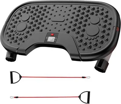 Productafbeelding van Draaioefening Stepper - Beensporter Machine - Onderlichaam Trainen - Draaibeweging - 555 cm - Zwart