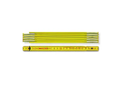 Produktbild von BMI Holzgliedermaßstab 1m gelb - 971900100