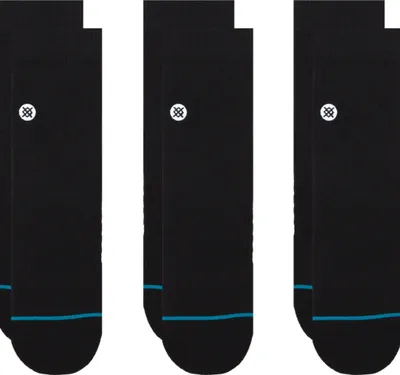 Produktbild von Stance Socken ICON QUARTER 3 PACK, Größe:S, Farben:black