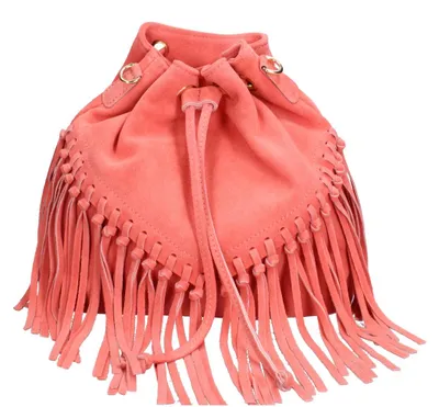 Produktbild von Umbria Plus Wildledertasche Damen Handgefertigt Italy Testa di Moro UNICA 25x22x13 cm