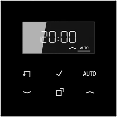 Produktbild von JUNG Zeitschalter elektronisch AP 1min Astro sw glz
