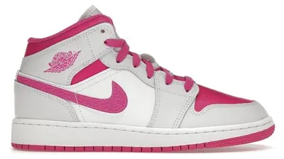 Zdjęcie produktu dla Jordan 1 Mid w kolorze różowym (wersja dla dziewcząt - GS) - rozmiar EU 40