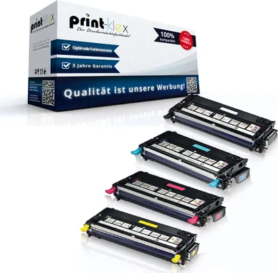 Produktbild von 4x Kompatible Tonerkartuschen für Dell 3130 Dell 3130 cn 593-10289 593-10290 593-10292 593-10291 Black Cyan Magenta Yellow - Office Plus Serie